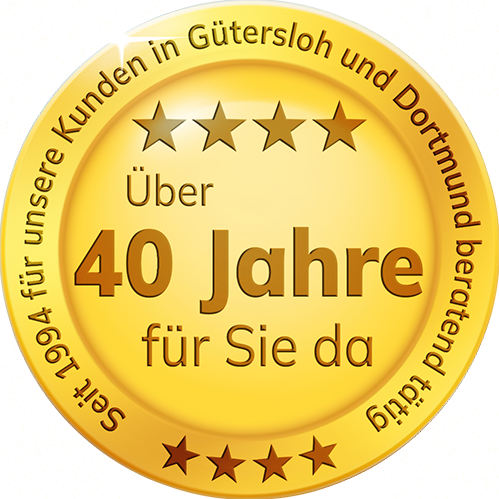 Traditionssiegel über 40 Jahre Erfahrung
