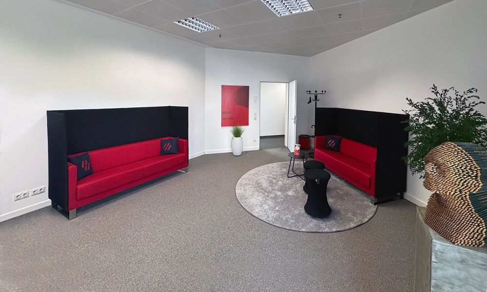 Loungebereich Heinrichsmeyer & Hölder Standort Halle Westfalen